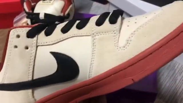 Nike SB Dunk Low Pro Desert Sand Mahogany kickbulk reviews смотреть онлайн