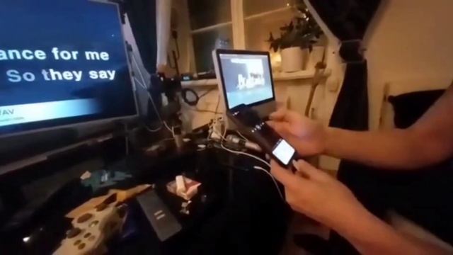 Professional karaoke live stream studio, Imac with Ubuntu Studio and OBS Studio streaming software смотреть онлайн