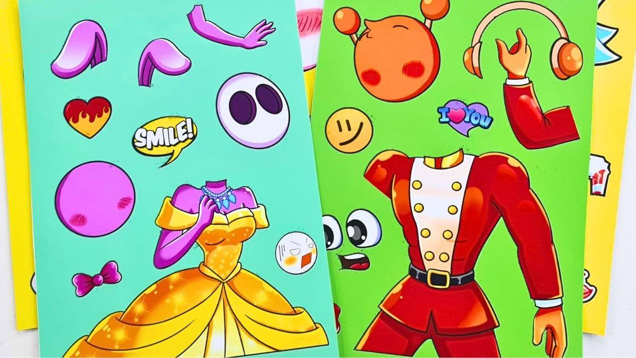 Книжка с бумажными наклейками Sprunki, но кто этот скрытый персонаж смотреть онлайн