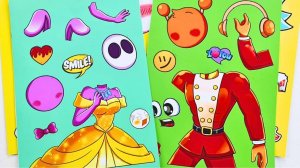 Книжка с бумажными наклейками Sprunki, но кто этот скрытый персонаж