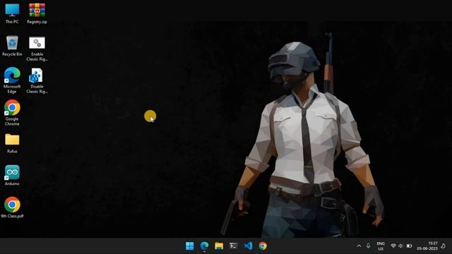 CHANGE WINDOWS 11 RIGHT CLICK MENU !! #TechyUjjwal смотреть онлайн