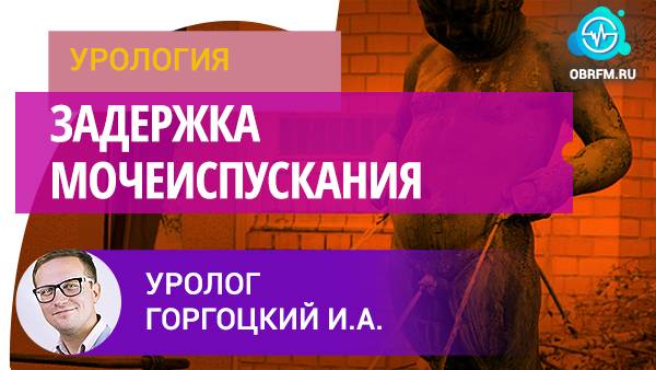 Уролог Горгоцкий И.А.: Задержка мочеиспускания смотреть онлайн