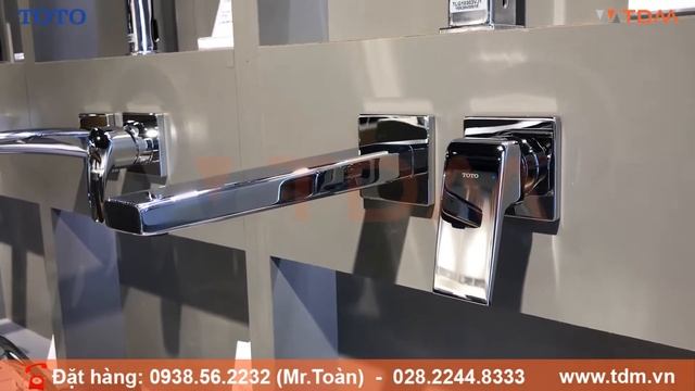 TDM.VN | Review vòi gắn tường lavabo TOTO TLG10308B vòi chậu rửa mặt nóng lạnh gắn tường cao cấp смотреть онлайн