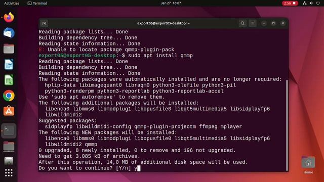cara install qmmp winampnya linux Ubuntu смотреть онлайн