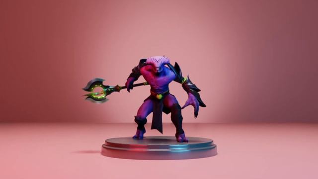 Dota 2 | Model 3D Faceless Void | Blender 2.83 смотреть онлайн
