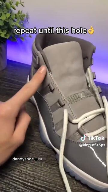 How to lace your Air Jordan 11 cool grey смотреть онлайн