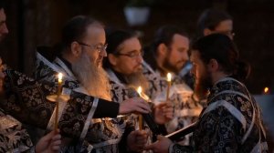 Служба с акафистом Страстям Христовым. Святогорская Лавра.