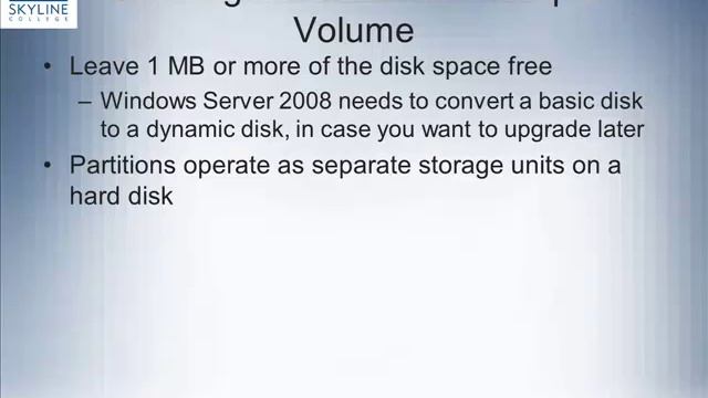 Win2k8 Configuring and Managing Data Storage Ch7 смотреть онлайн