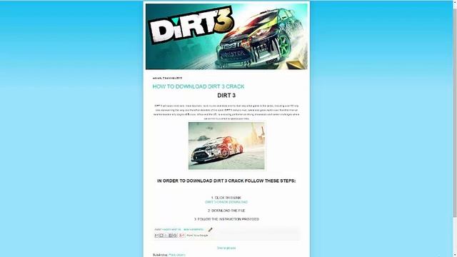 Download DiRT 3 Crack Tutorial смотреть онлайн