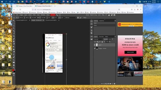 Photopea Tutorial - Phone Mockup смотреть онлайн