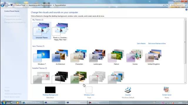 Plants vs Zombies Happy New Year Theme for Windows 7 Home Premium смотреть онлайн