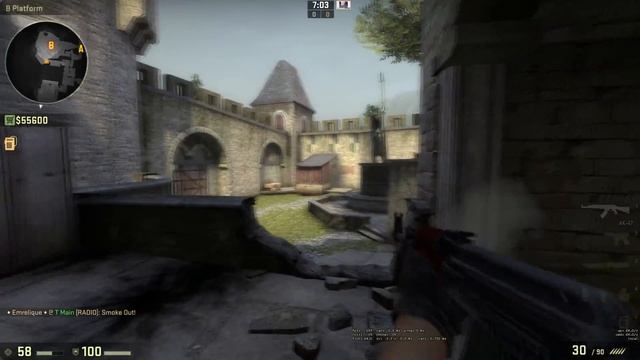 CS:GO Cobblestone Smoke Chicken Coop | CounterNoob.com смотреть онлайн