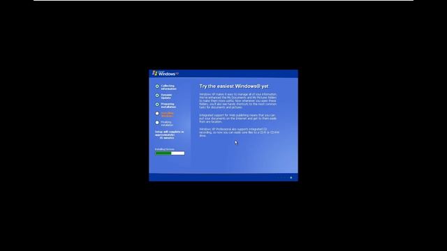 Installing A Modified Version Of Windows XP! смотреть онлайн