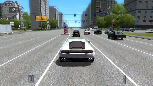 City Car Driving 1.4.1 Lamborghini Huracan [G27] смотреть онлайн