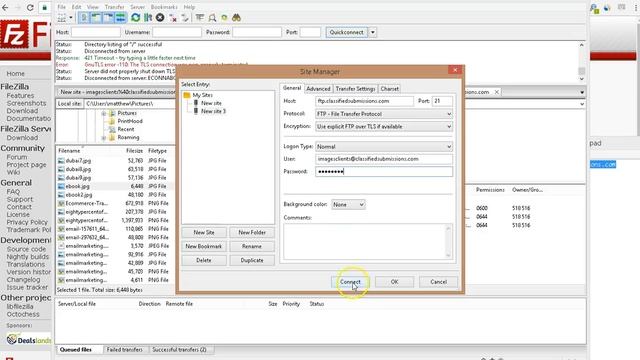 How to FTP with FileZilla Free FTP Program (Quick Easy Beginners Tutorial) смотреть онлайн
