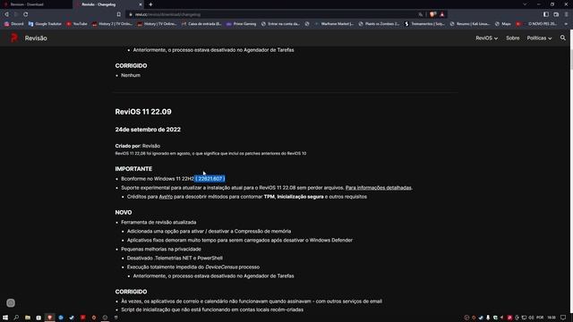 SAIU Novas Versões Do ReviOs 10 e 11 windows super Lite. смотреть онлайн