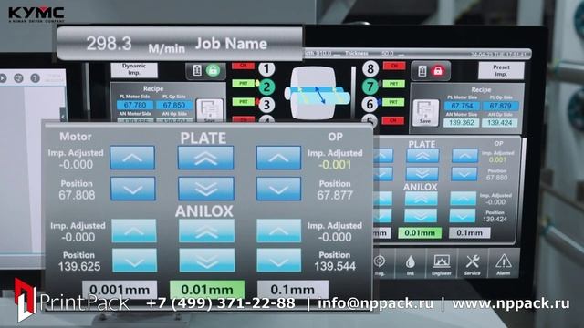 KYMC PHOENIX CI широкорулонная флексографическая машина смотреть онлайн