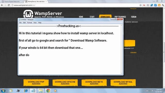 How To Install Wamp Server On Windows 7.mp4 смотреть онлайн