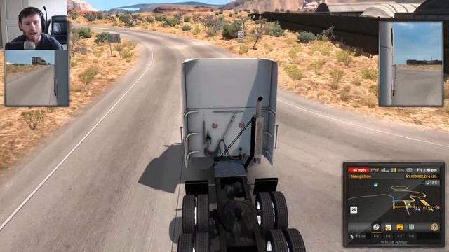 American Truck Simulator: RADIATOR SPRINGS! Tour and RACETRACK!! Map Mod смотреть онлайн