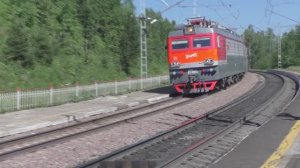 Поездка на электричке по Транссибу летом | Железная дорога в Сибири