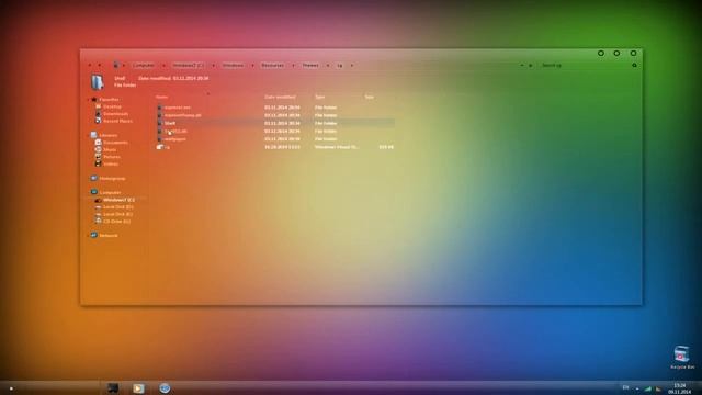 Clear Glass Windows 7 Theme смотреть онлайн