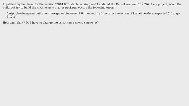 Unix & Linux: Error compiling buildroot смотреть онлайн