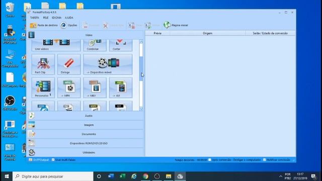 Como converter arquivos de audio,video e etc com o format factory смотреть онлайн