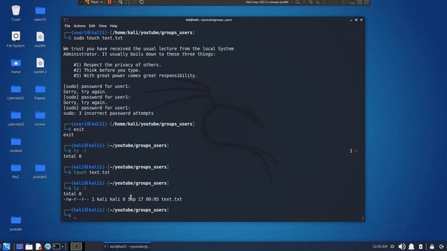 Linux Tutorial 03: Creating Users and Groups смотреть онлайн