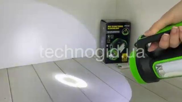 Фонарь портативный UKC MH818A аккумуляторный с солнечной панелью