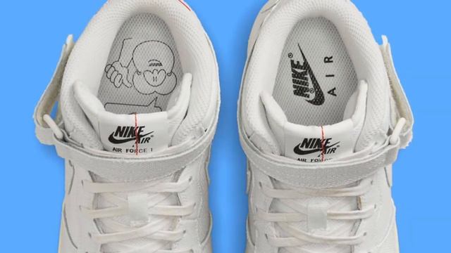 Nike Air Force 1 Mid White Canvas смотреть онлайн