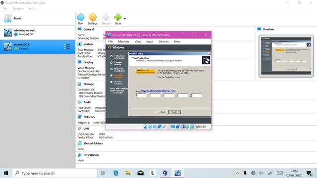 instal windows server 2003 menggunakan virtualbox смотреть онлайн