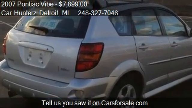 2007 Pontiac Vibe Base 4dr Wagon for sale in Lathrup Villlag смотреть онлайн