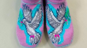 Учимся вязать красивые следочки вместе со мной.
