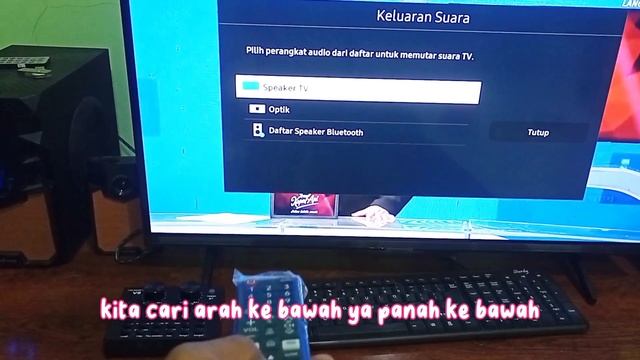 Cara menyambungkan Smart TV led samsung ke speaker bluetooth TV terbaru #tutorial #caramudah смотреть онлайн