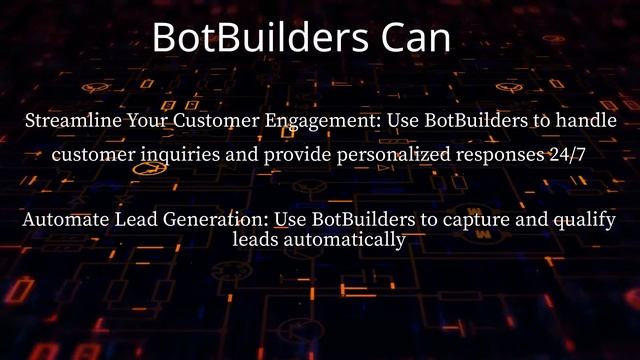 Why BotBuilders? Automate Customer Follow-Up and Sales, Capture Prospects, More Revenue, etc... смотреть онлайн