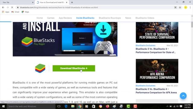 How To Download And Install Bluestacks 4 On Windows 10 / 8 / 7 смотреть онлайн