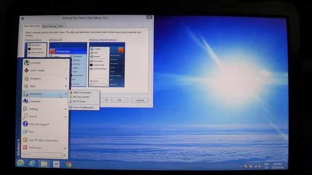 Windows 8 - How to get classic desktop back смотреть онлайн