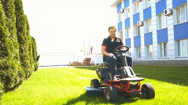 Райдер садовый аккумуляторный МОБИЛ К XPA98 Премиум смотреть онлайн