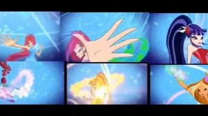 Все превращения winx до космикса!