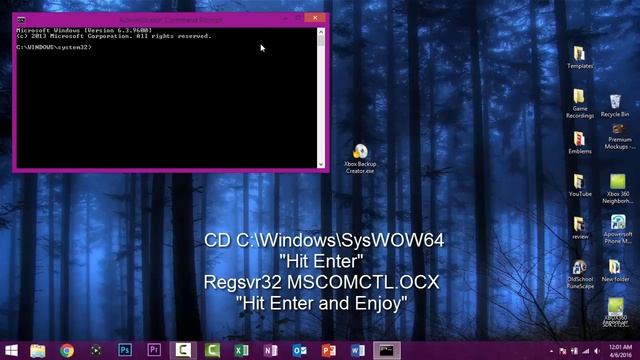 How To Fix MSCOMCTL.OCX Problem Window 8 - 10 Permenantly + Downlaod смотреть онлайн