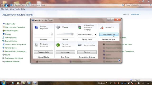 Windows Mobility Center...! смотреть онлайн
