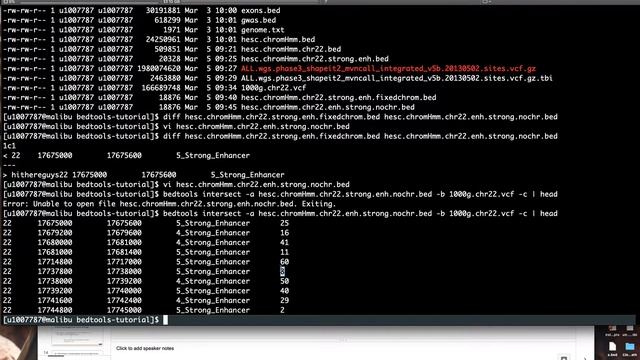 Applied Computational Genomics - 14 - Real-world analyses with bedtools смотреть онлайн