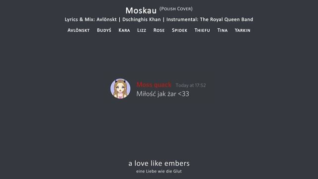 【Polish Cover】Dschinghis Khan: Moskau  〈Avlönskt & Co.〉