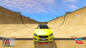 СПУСК БЕЗ ТОРМОЗОВ НА САМОМ ДЛИННОМ ЛИМУЗИНЕ MARUTI SUZUKI WAGON R ПО ТРАМПЛИНУ В ГТА 5