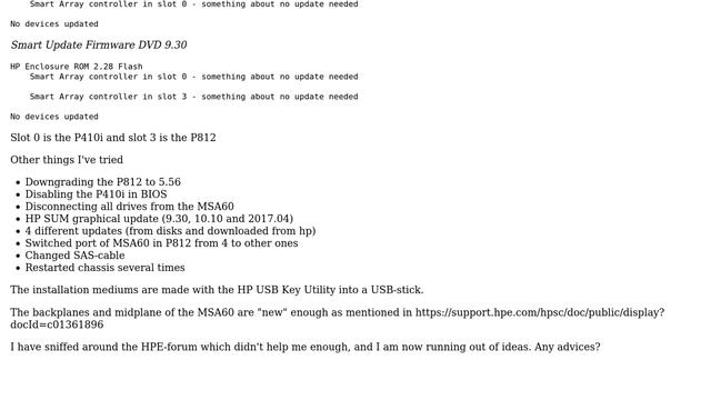 DevOps & SysAdmins: Update cannot find MSA60-cabinet смотреть онлайн