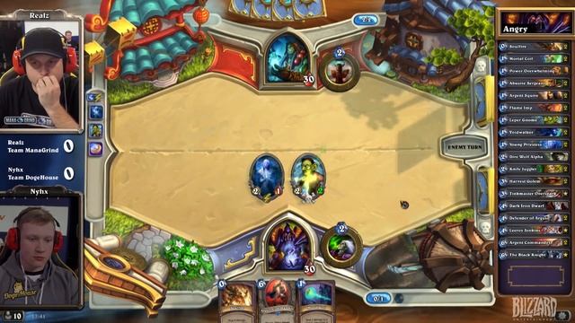Fight Night Hearthstone - Realz vs Nyhx - S05E03 - Part 1/3 смотреть онлайн