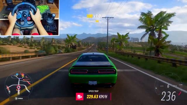 Dodge Demon 1100HP | Forza Horizon 5 | Logitech g29 gameplay🔥 смотреть онлайн