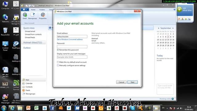 ضبط windows live mail смотреть онлайн