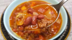 Фасолевый Суп с Мясом: простой и быстрый рецепт