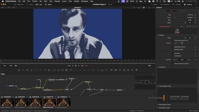 Титры из фильма Гая Ричи "Большой Куш" в DaVinci Resolve Fusion смотреть онлайн